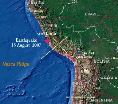 Earthquake Peru 2007 - The Earth Images Revimage.Org