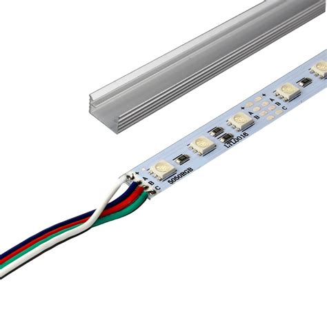 RGB Led Hard Bar 5050 with U Aluminium Shell 36LED 50cm DC12v Non ...