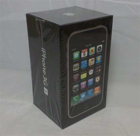 For Collectors Factory Sealed 2009 Apple iPhone 3GS 32GB - Black ...