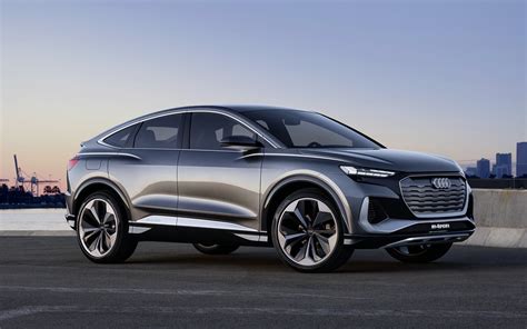 Audi Q4 Sportback e-tron concept previews crossover EV for 2021 - SlashGear