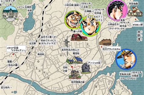 Image - Map of Morioh.png | JoJo's Bizarre Encyclopedia | Fandom ...