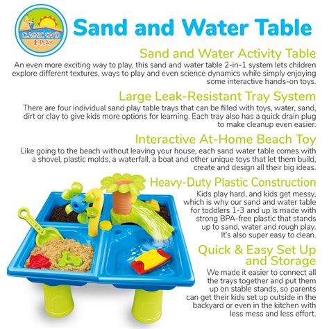 Classic Sand & Play 24 pc. Sand & Water Table – classicsandandplay