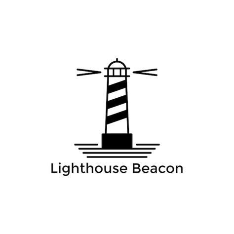 Premium Vector | Beacon lighthouse modern logo vector icon