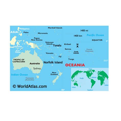 Tuvalu Island Map