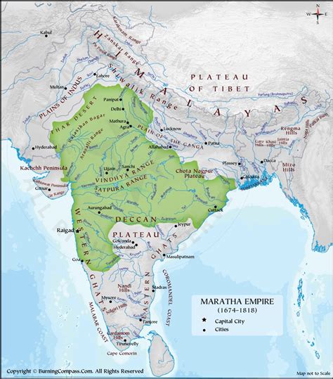 PDF of Maratha Empire Map, Maratha Empire Map PDF