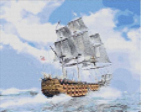 Diamond Painting HMS Victory Ship – Full Image | Diamond Painting