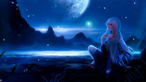 3840x2160 Inside Moonlight Anime Girl 4k 4K ,HD 4k Wallpapers,Images ...