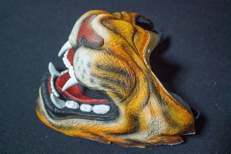 Tiger Mask Samurai Animal Grin King Tekken - Etsy