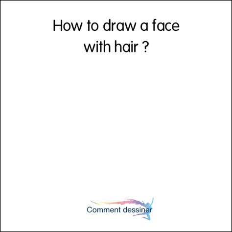 How to draw a face with hair - How to draw