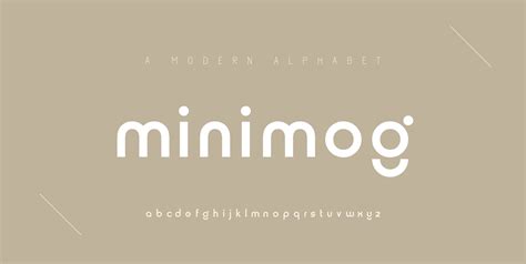 #Abstract #minimal #modern #alphabet #fonts. #Typography #minimalist # ...