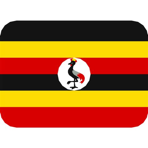 Flag For Flag Uganda Vector SVG Icon - SVG Repo