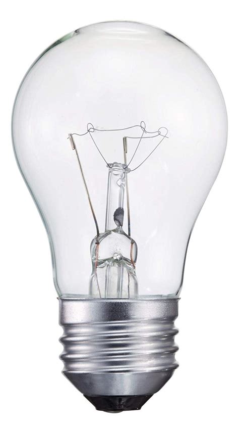 Philips 299990 Appliance Light Bulb, 40-Watt, A15 Glass Size, 1750 Hour ...