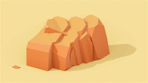 Low poly cliffs tutorial Blender 2.8 - YouTube