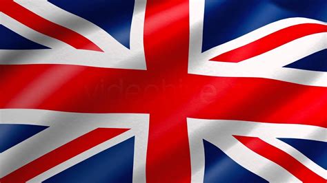 UK United Kingdom Flag Waving Loop 4K - YouTube