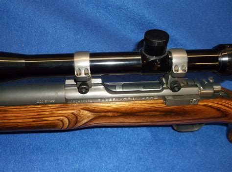 Ruger M77 Mark II Rifle- .220 Swift- Tiger Wood- Bull Barrel- Tasco ...