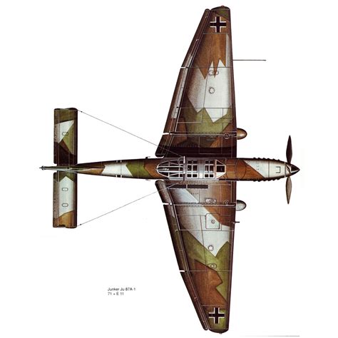 Asisbiz Junkers Ju 87A Stuka early production prototype color scheme 0A