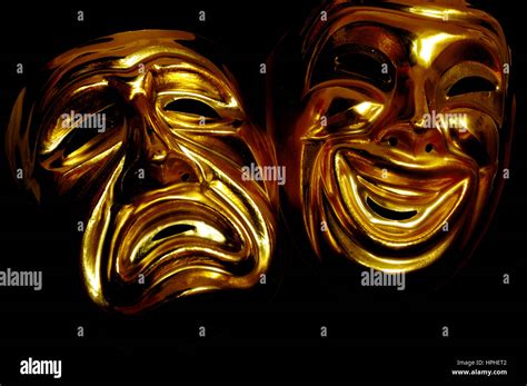 mask of tragedy and comedy Stock Photo - Alamy