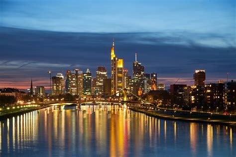 Wallpaper ID: 239124 / frankfurt skyline at night 4k wallpaper free ...