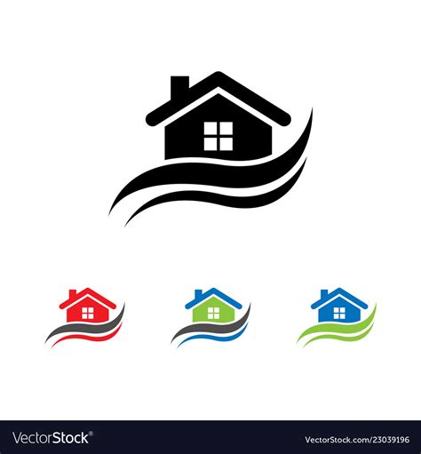 House logo design Royalty Free Vector Image - VectorStock