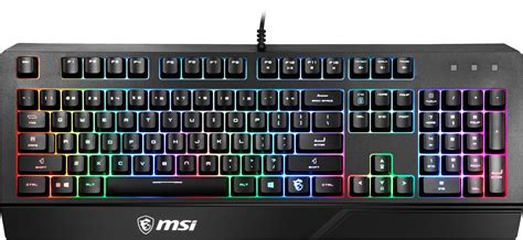 MSI Vigor GK20 Membrane RGB Gaming Keyboard | Falcon Computers