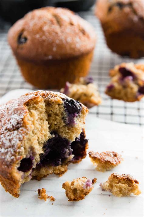 Healthy Blueberry Lemon Muffins Recipe Without Sugar