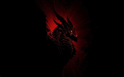 Red and Black Dragon Wallpapers on WallpaperDog