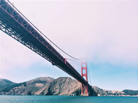 Free Images : sea, ocean, river, foggy, golden gate bridge, san ...