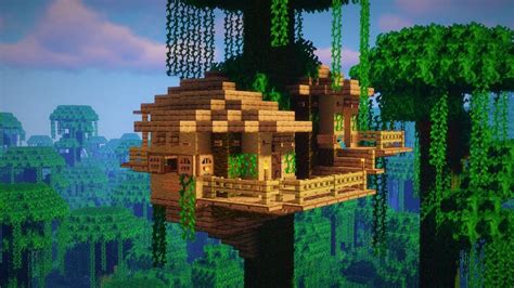 Best Treehouse In Minecraft