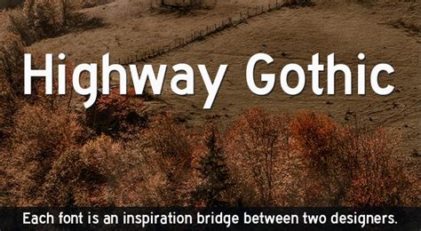 Free Highway Gothic Font Download