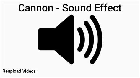 Cannon - Sound Effect - YouTube