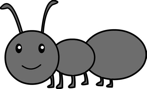 Cute Black Ant Clipart - Free Clip Art