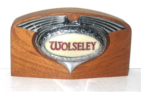 Wolseley Car Badge - This badge was fitted to most Wolseleys from the ...