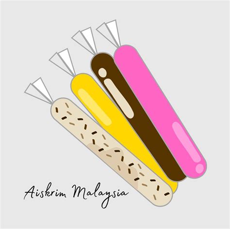 Aiskrim Malaysia illustration | Ice candy, Candy for sale, Ice cream ...