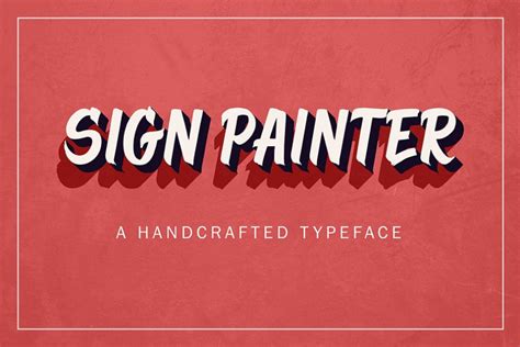 27 Retro Sign Painter Fonts for Your Signs, Labels, and Logos | HipFonts