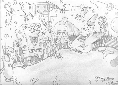 Cartoon Land Drawing by Gerald Griffin - Pixels