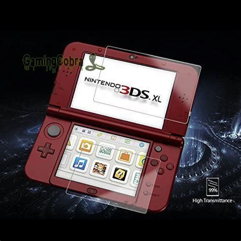 Top Bottom Tempered Glass Cover Screen Protector For Nintendo 3DS XL ...