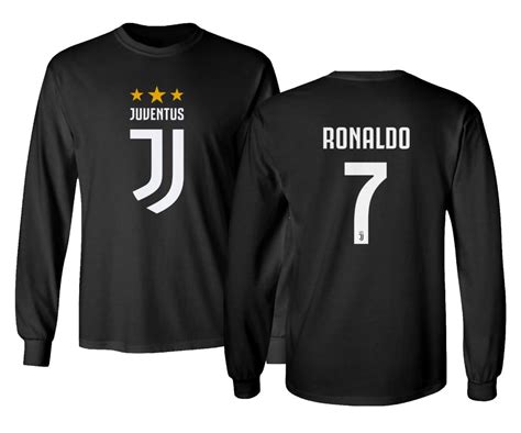 Smart Zone - Soccer Shirt #7 Ronaldo CR7 Cristiano Juve Men's Long ...