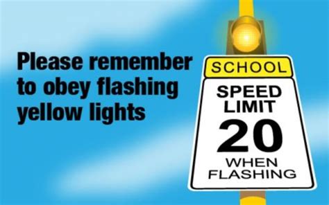 Drivers asked to obey flashing lights in school zones