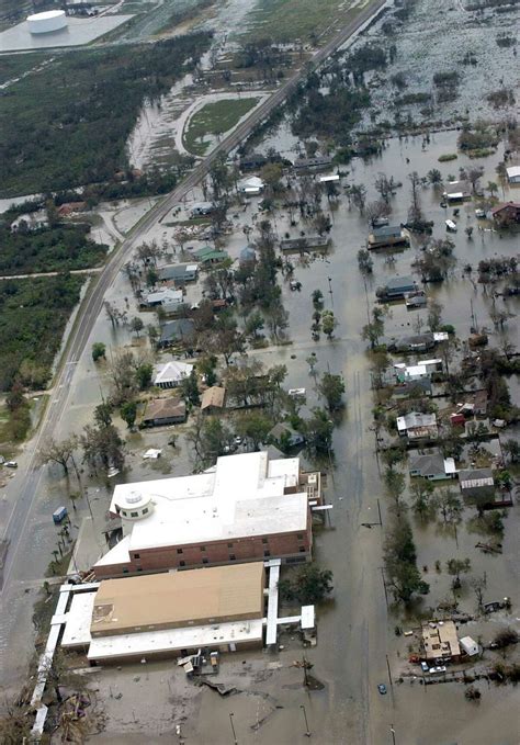 Aerial photos of Hurricane Ike damage