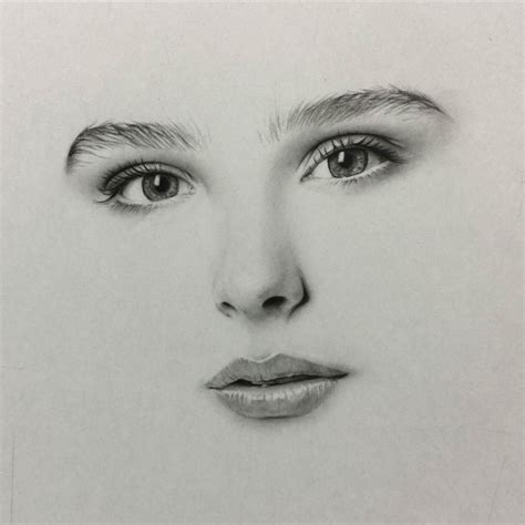 Pencil Drawing Woman Face - bestpencildrawing