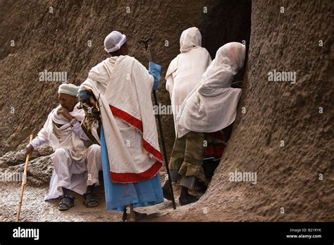 Pilgrimage in holy Lalibela, Ethiopia, Africa Stock Photo - Alamy