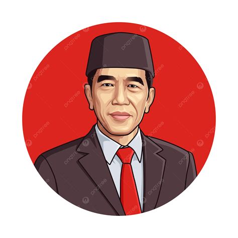 Illustration Of Indonesian President Joko Widodo Or Called Jokowi ...