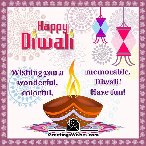 Diwali Wishes Messages (01 November) - Greetings Wishes