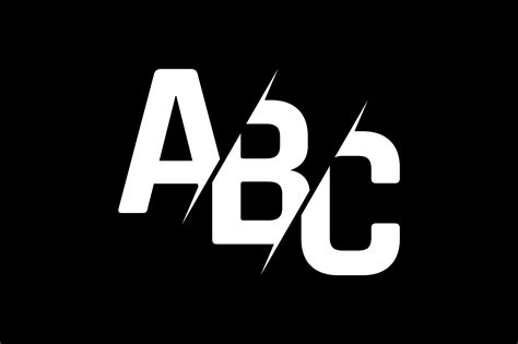 Monogram ABC Logo Design Graphic by Greenlines Studios · Creative ...