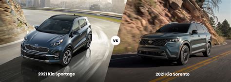 2021 Kia Sportage vs. Sorento | Celebration Kia