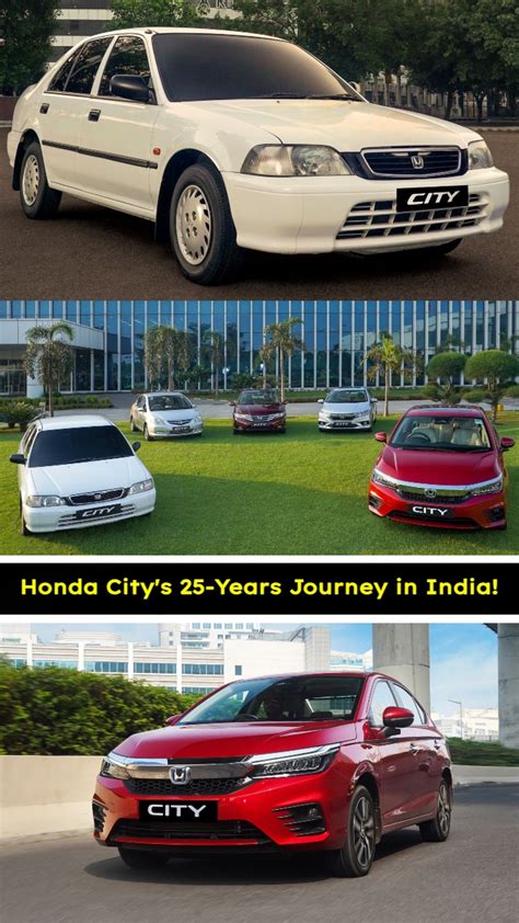 Honda City’s 25-years journey in India: Check Images of all 5 Gens ...