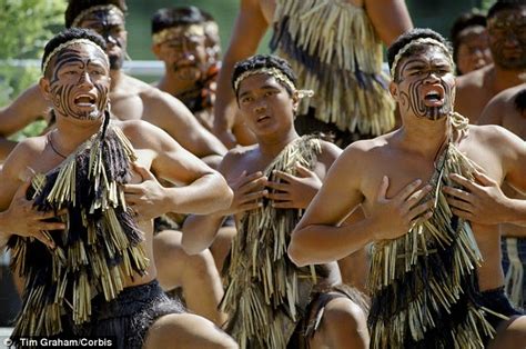 beauty is pain: Blue lips of Maori people