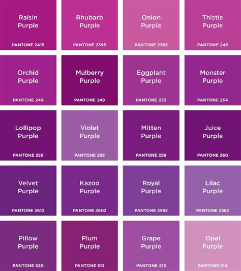 Pantone: Colours | Abrams Appleseed | Pantone color chart, Purple color ...