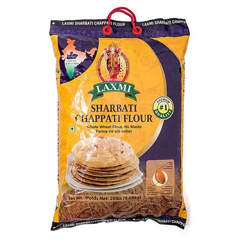 Buy Atta - Laxmi Sharbati Chapati Flour 20 Lbs | Par Birdie Foods ...