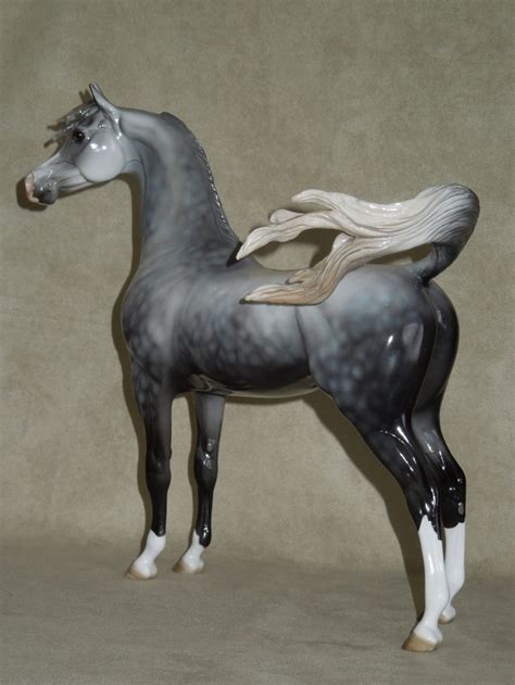 2013 OOAK Arabian, "AREND," renamed "SNAP." Deep dapple gray FCM ...